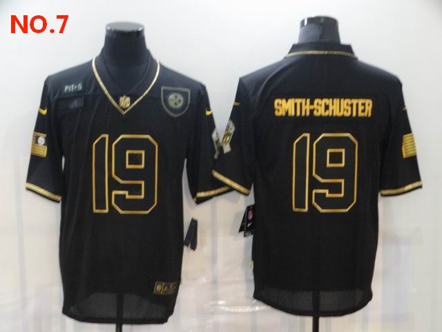 Men's Pittsburgh Steelers #19 JuJu Smith-Schuster Jersey NO.7;